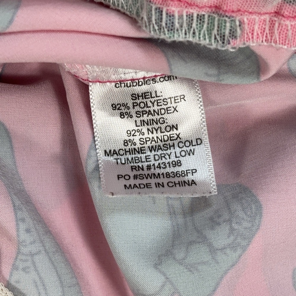 Chubbies Jabba The Hutt Swim Trunks Mens XL Pink Mesh Lined Drawstring Star Wars - Picture 16 of 16